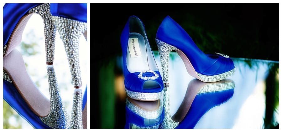 blue wedding shoes