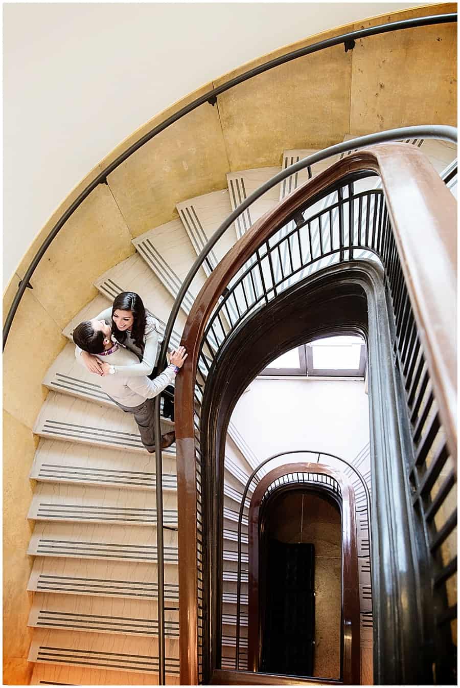 University of Michigan stairwell