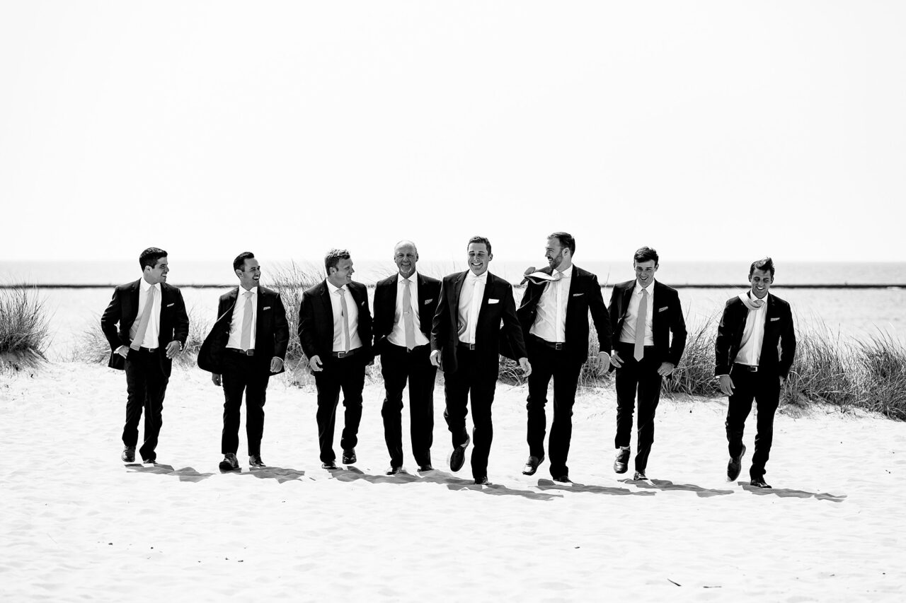 Frankfort beach wedding