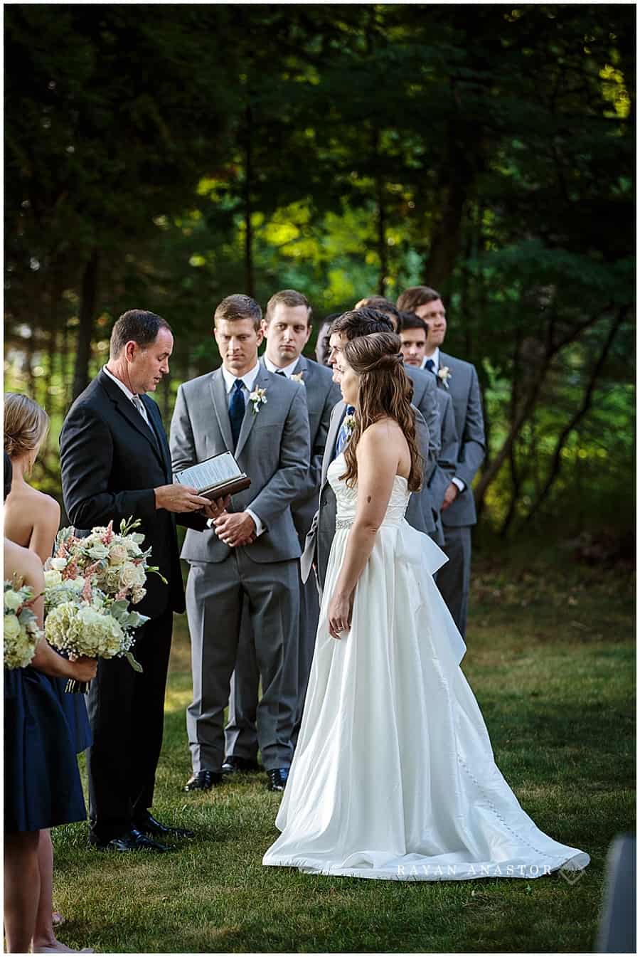 wedding at the red shutter in harbor springs