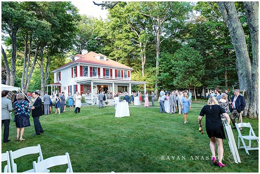 wedding at the red shutter in harbor springs