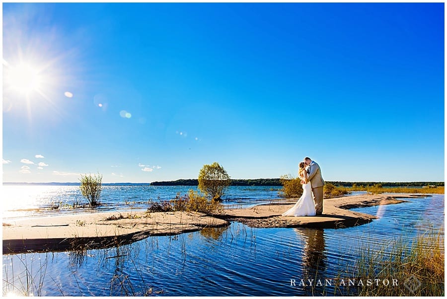 wedding photo at bowers harbor inn