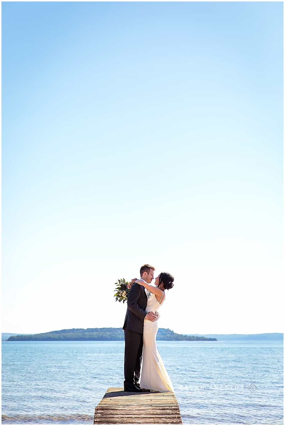 International Destination Wedding Photographer on Lake Michigan