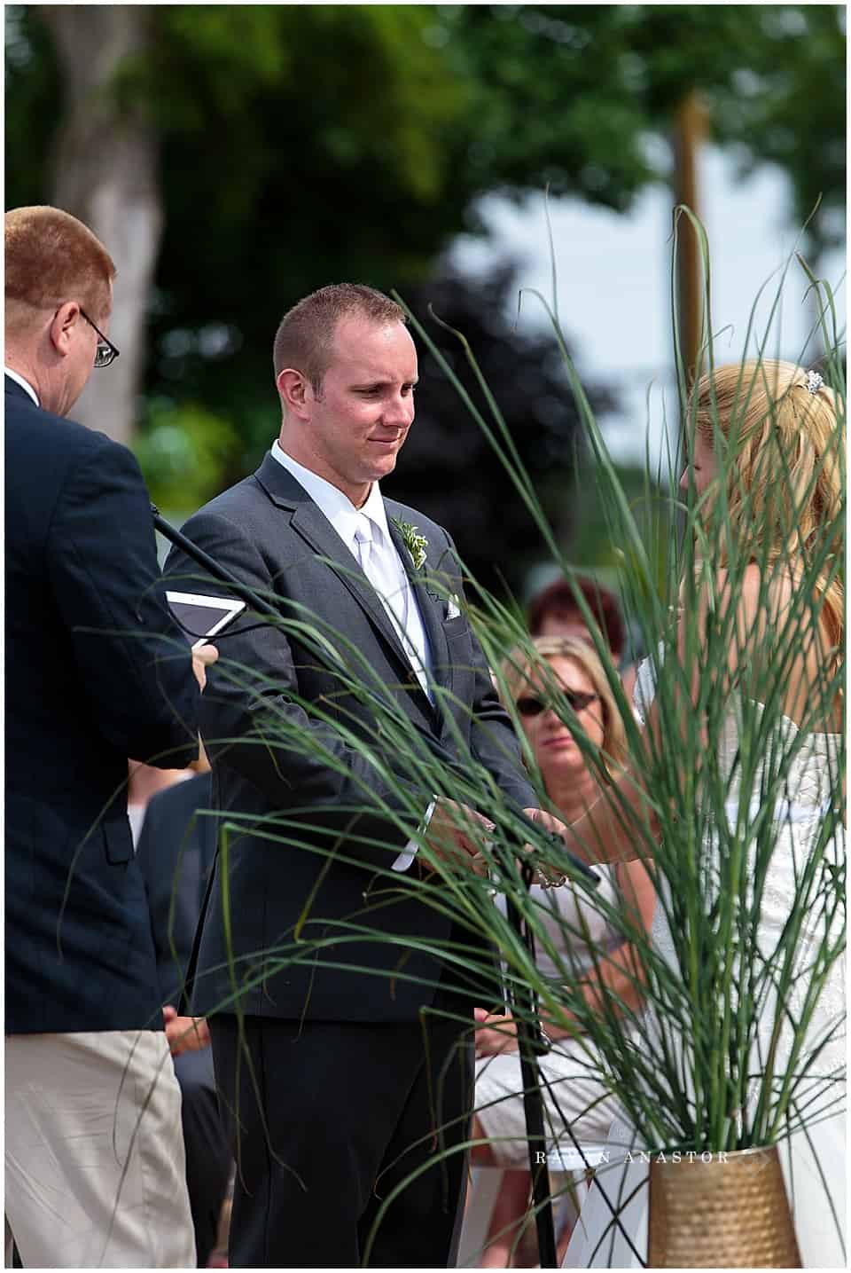 destination wedding on sunset beach