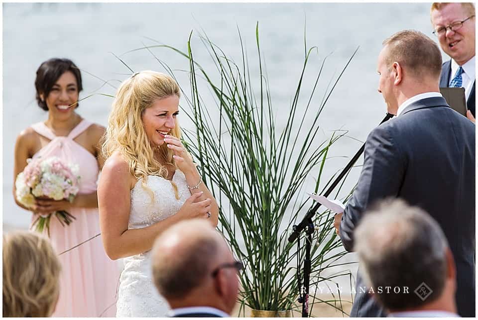 destination wedding on sunset beach