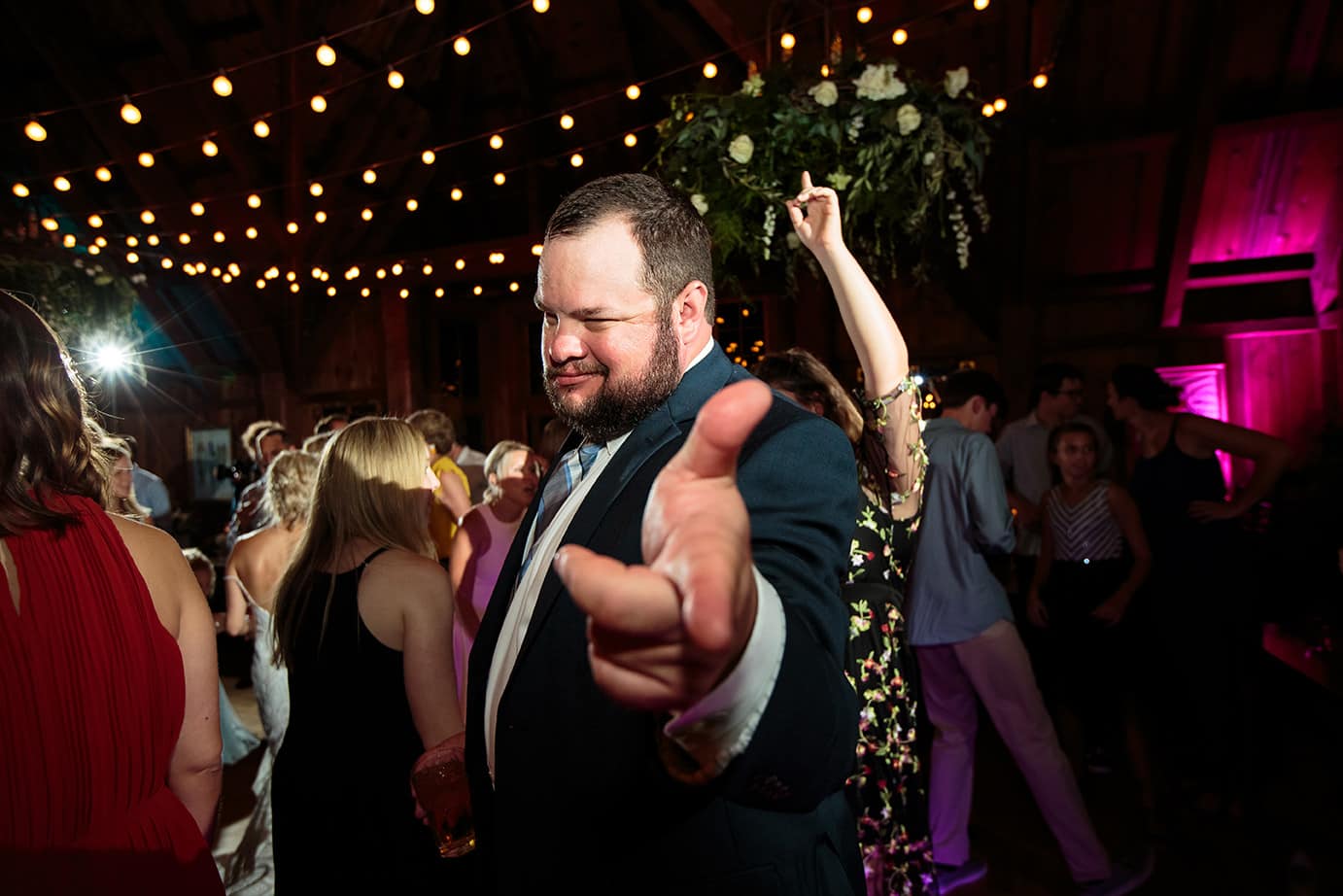 Wedding Reception Dancing at Crystal Downs Golf Club