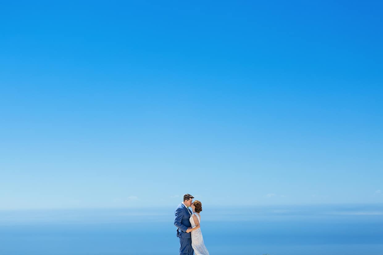 Wedding at Sleeping Bear Dunes overlooking Lake Michigan