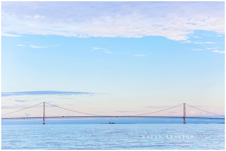 Mackinac Bridge at Sunrise