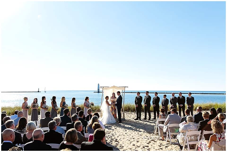 Harbor Lights Resort Wedding on Lake Michigan