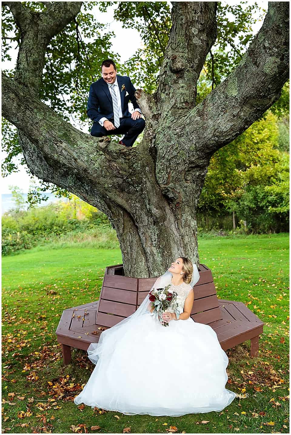 wedding photos at leelanau state park