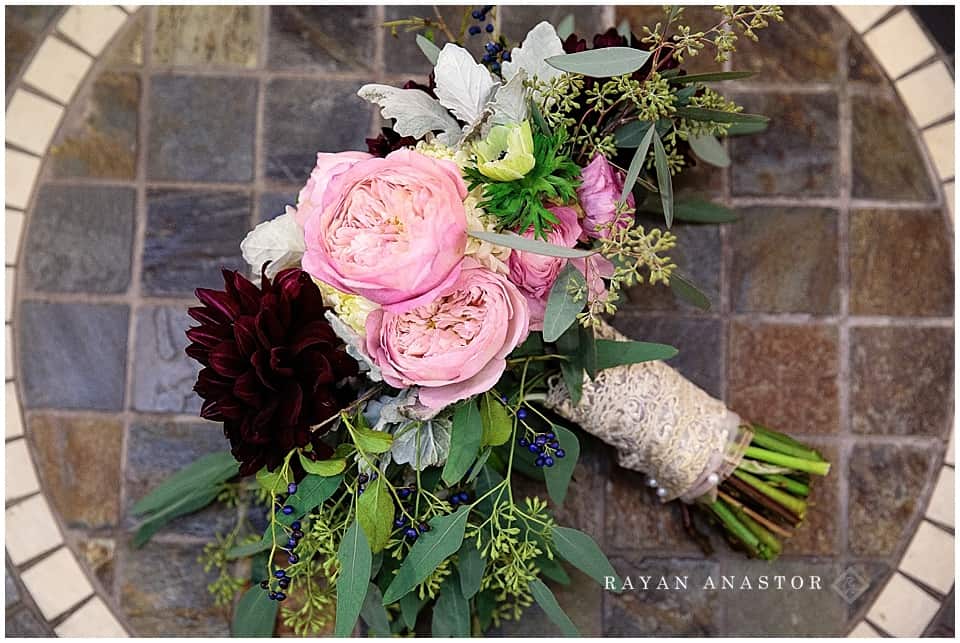 bridal bouquet by laura truer