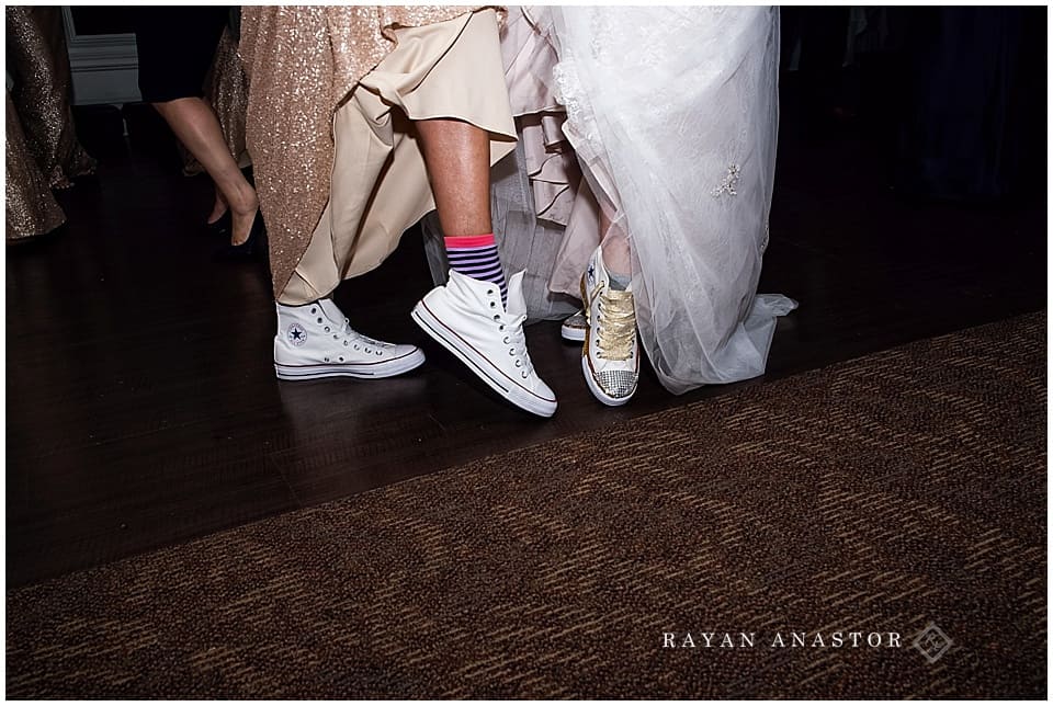 bridal sneakers for reception