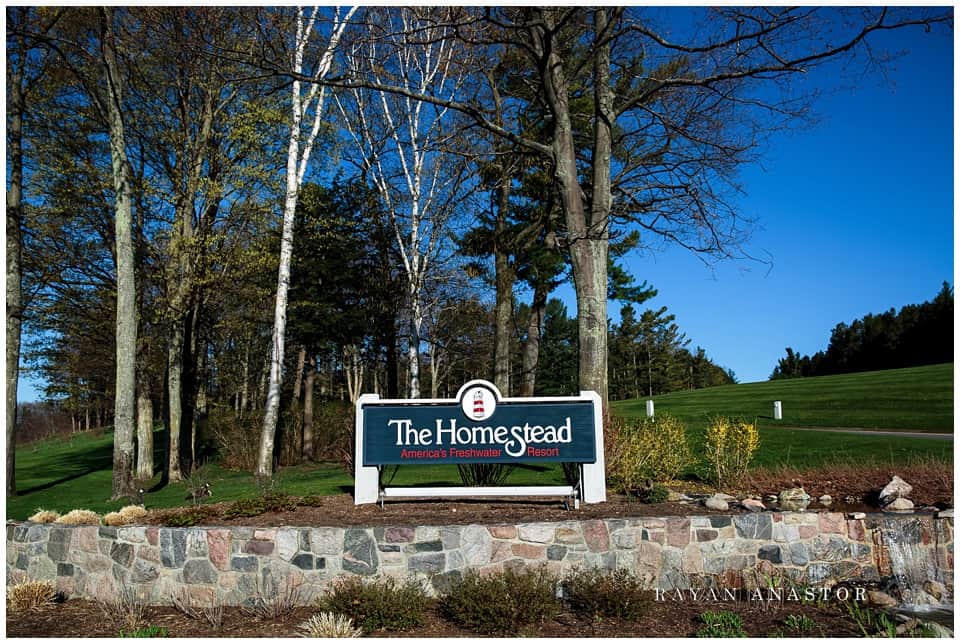 wedding at the homestead resort in Glen Arbor