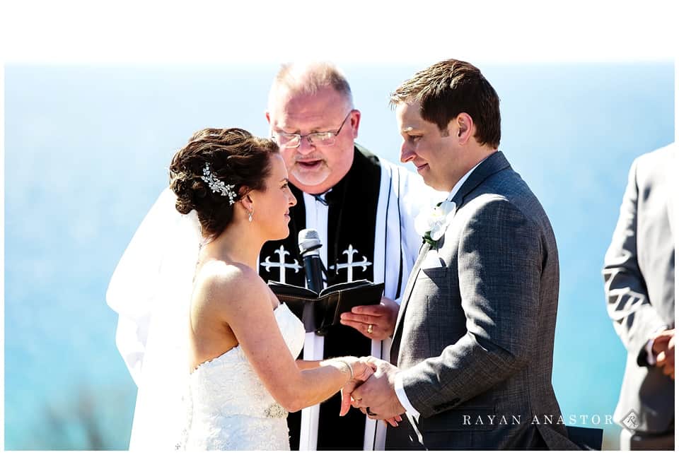 wedding at the top of the mountain at the homestead