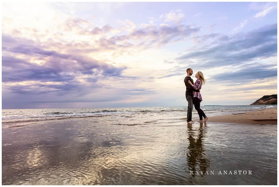 Sleeping Bear Sand Dunes Engagement