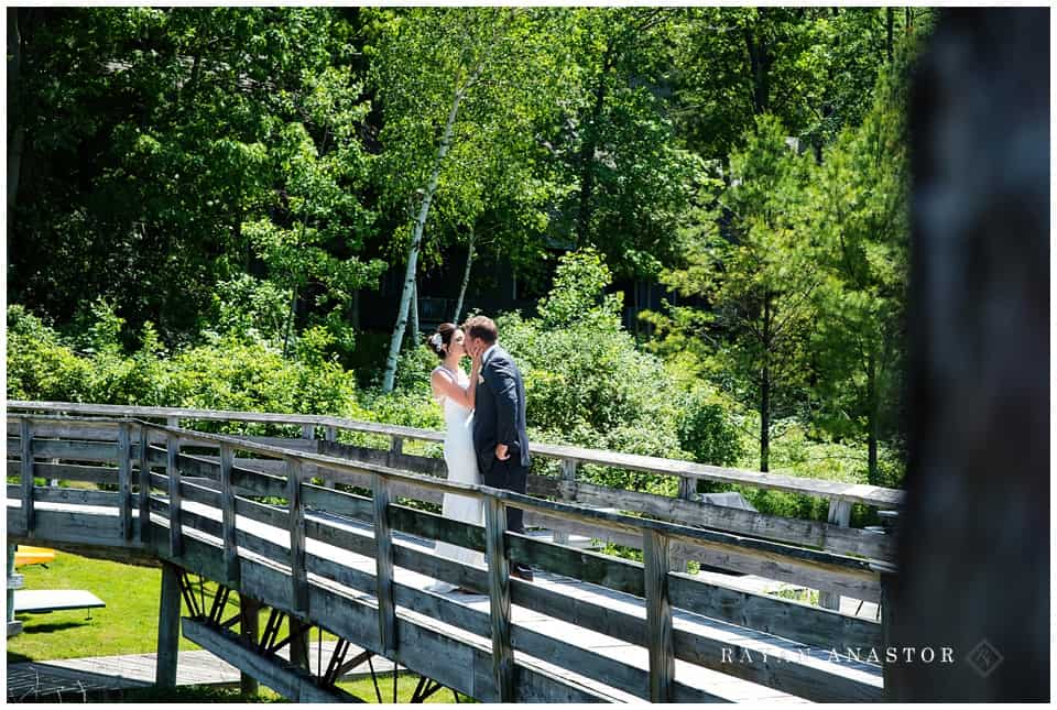 first look for bride and groom at the homestead resort