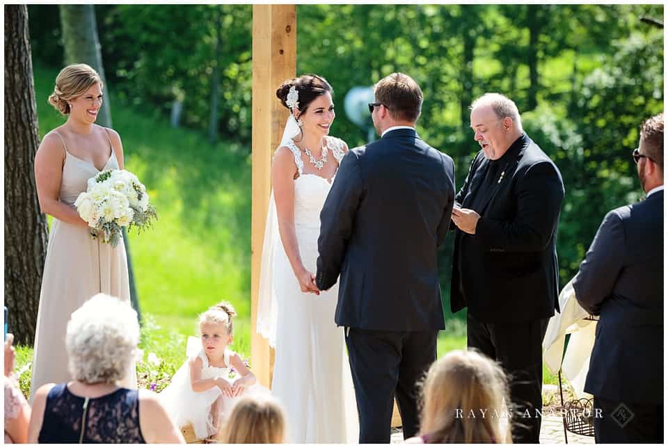 wedding at the mountain flowers lodge