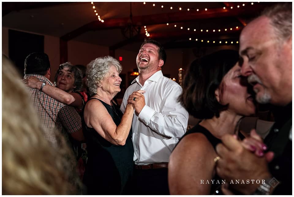 groom and grandma