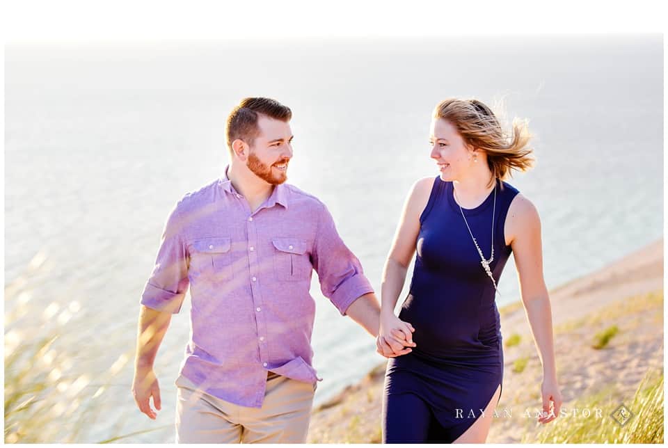 Sleeping Bear Sand Dune Engagement session