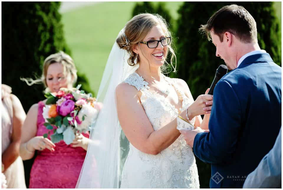 wedding at aurora cellars terrace