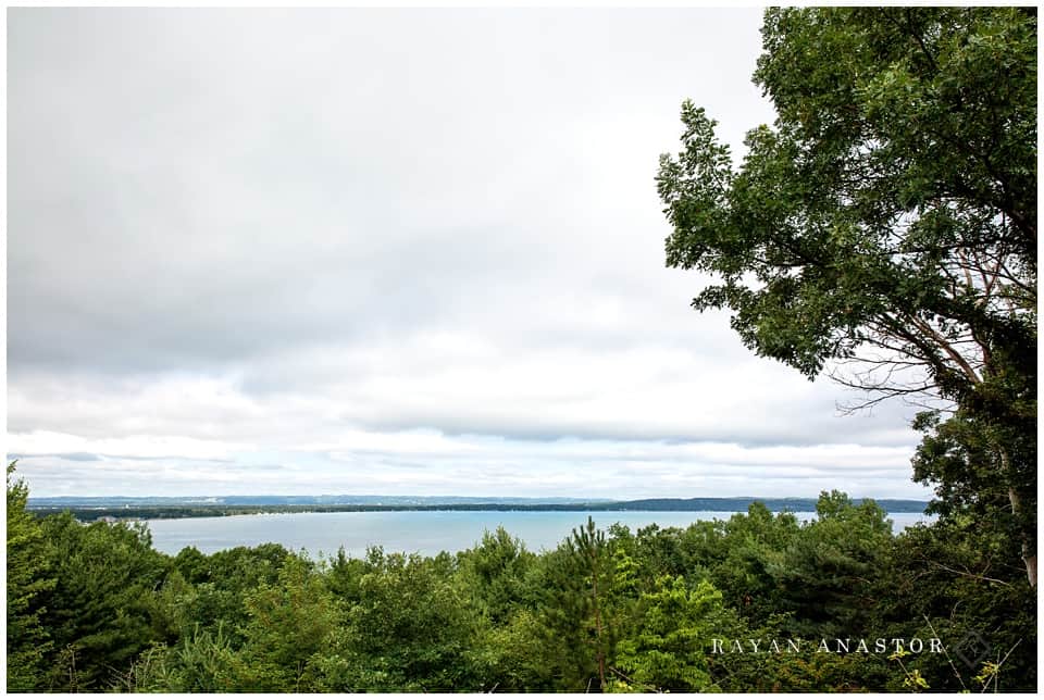 view of grand traverse bay from home