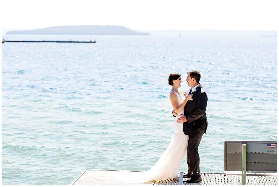 wedding portraits on old mission peninsula