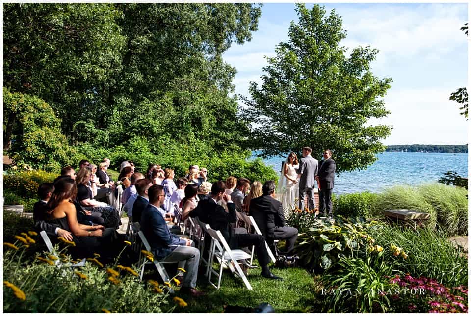 wedding on gull lake