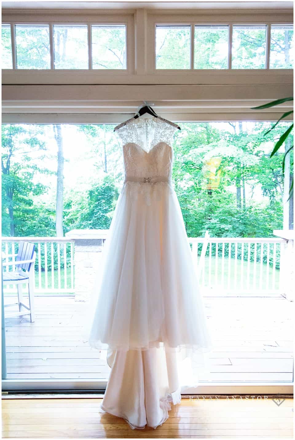 brides dress from the Wedding Shoppe