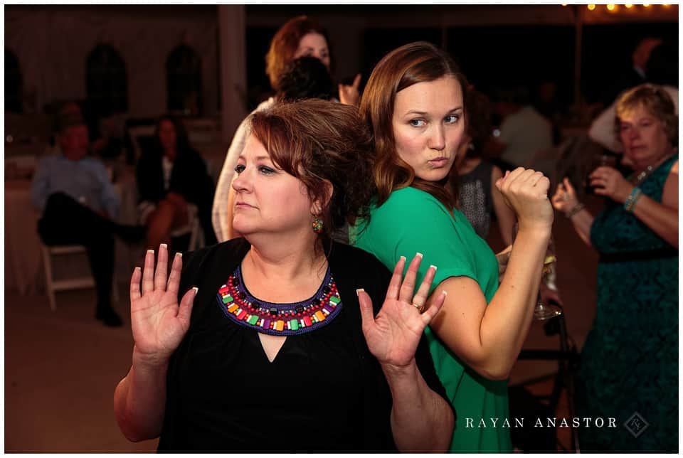 reception dancing at crystal lake