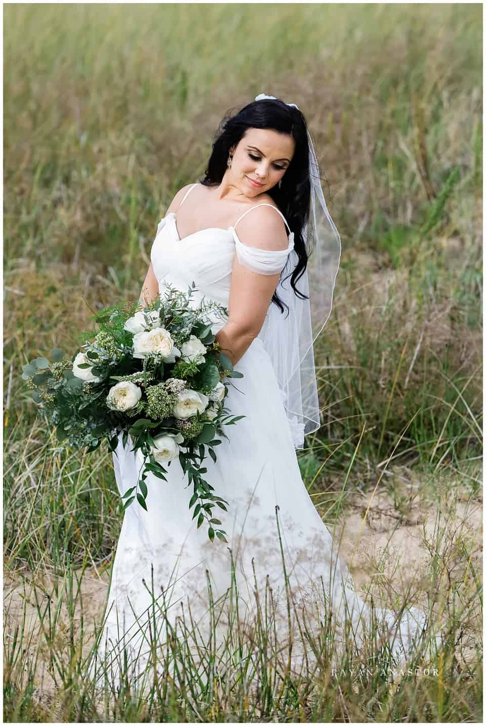 frankfort michigan beach wedding