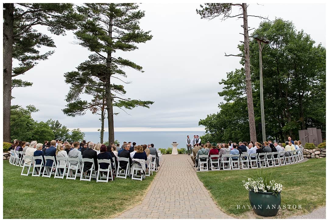 wedding at ski resort the Homestead