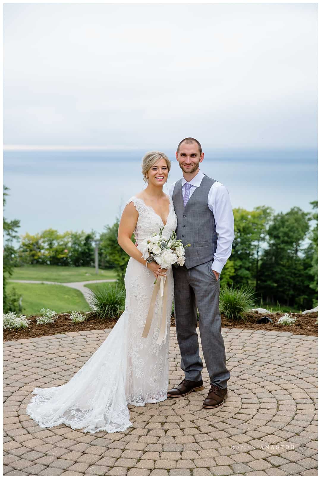 bride and groom at the homestead resort