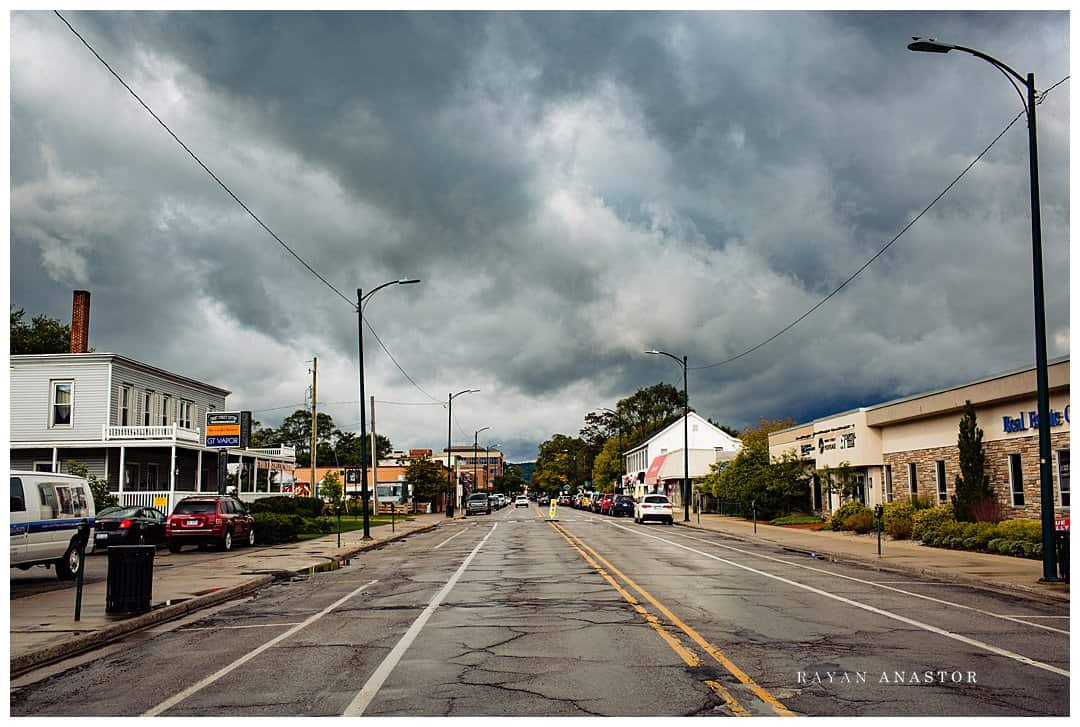 Storm rolling into downtown Traverse City