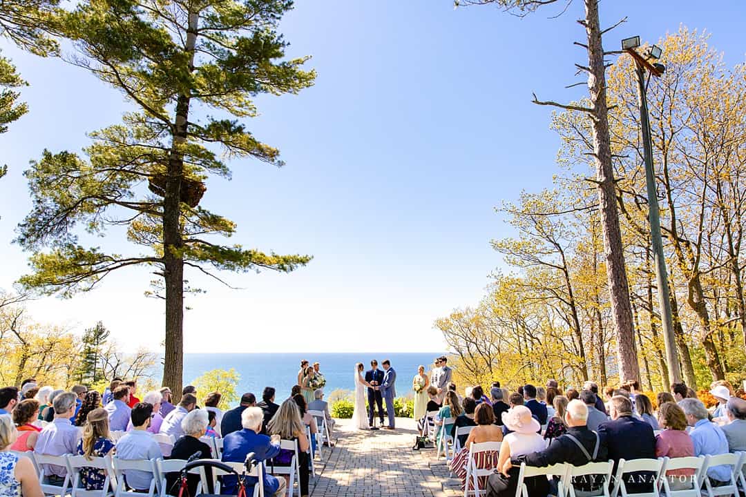 the homestead resort wedding on Bay Mountain