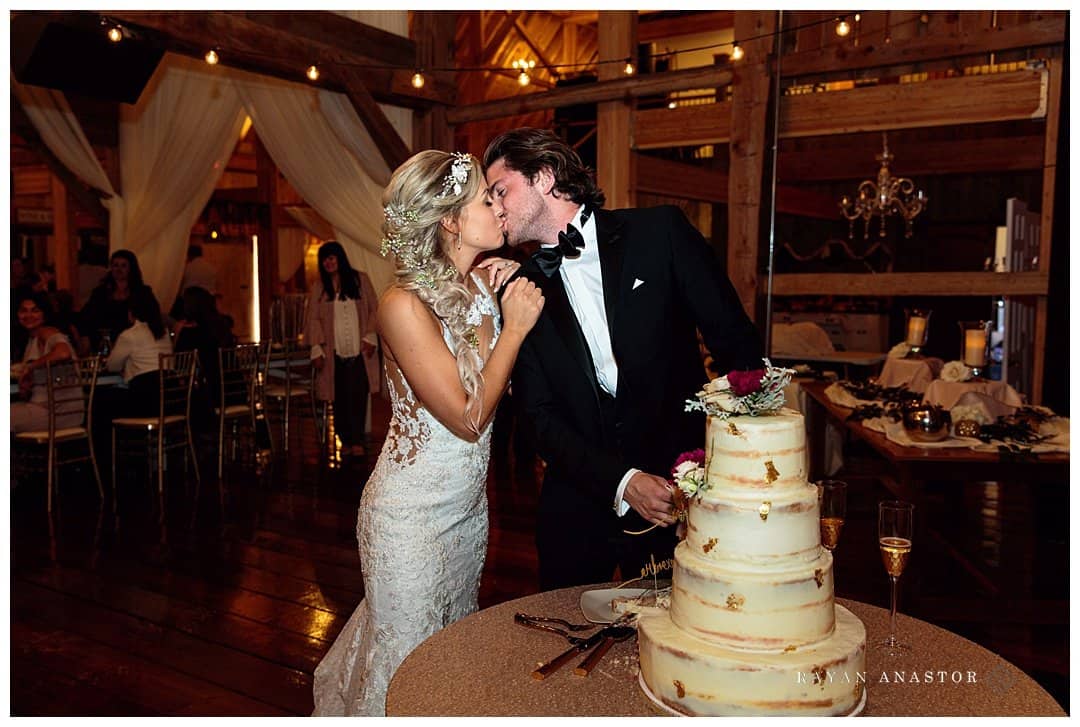 Wedding Reception in Barn