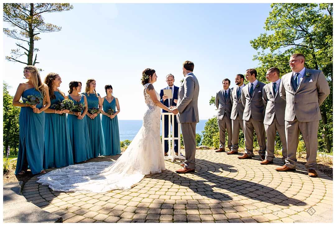 wedding at Lake Michigan