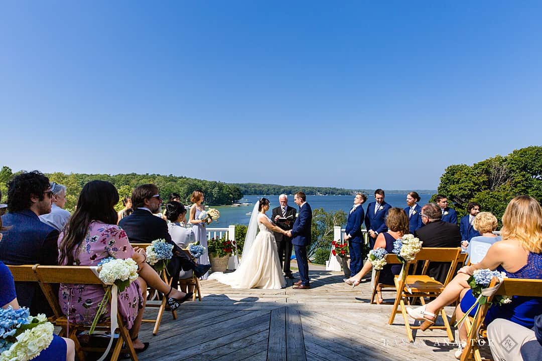 Lake Leelanau Wedding in summer