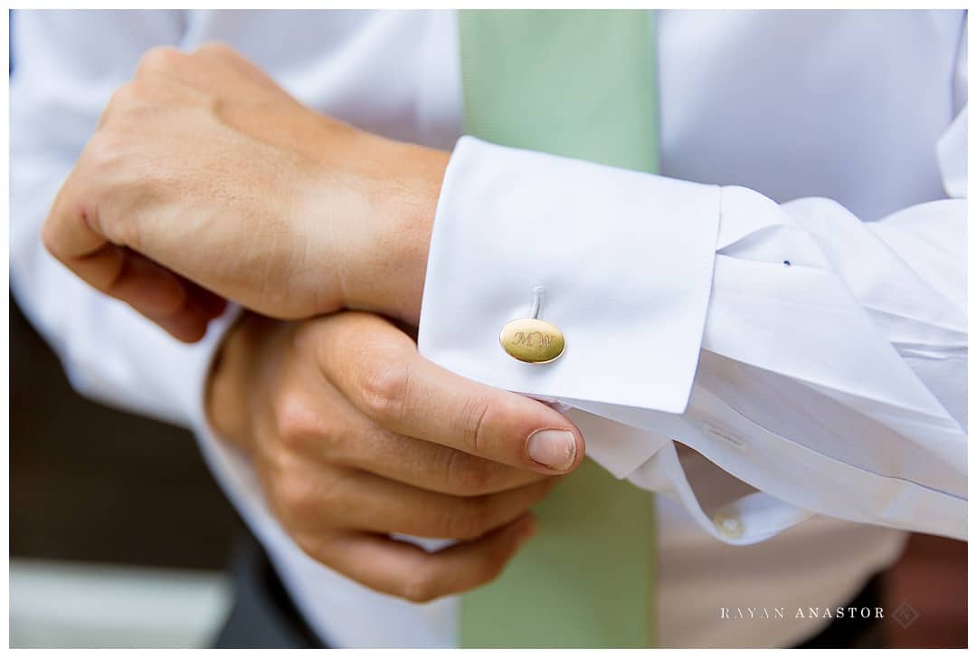 old gold cuff links