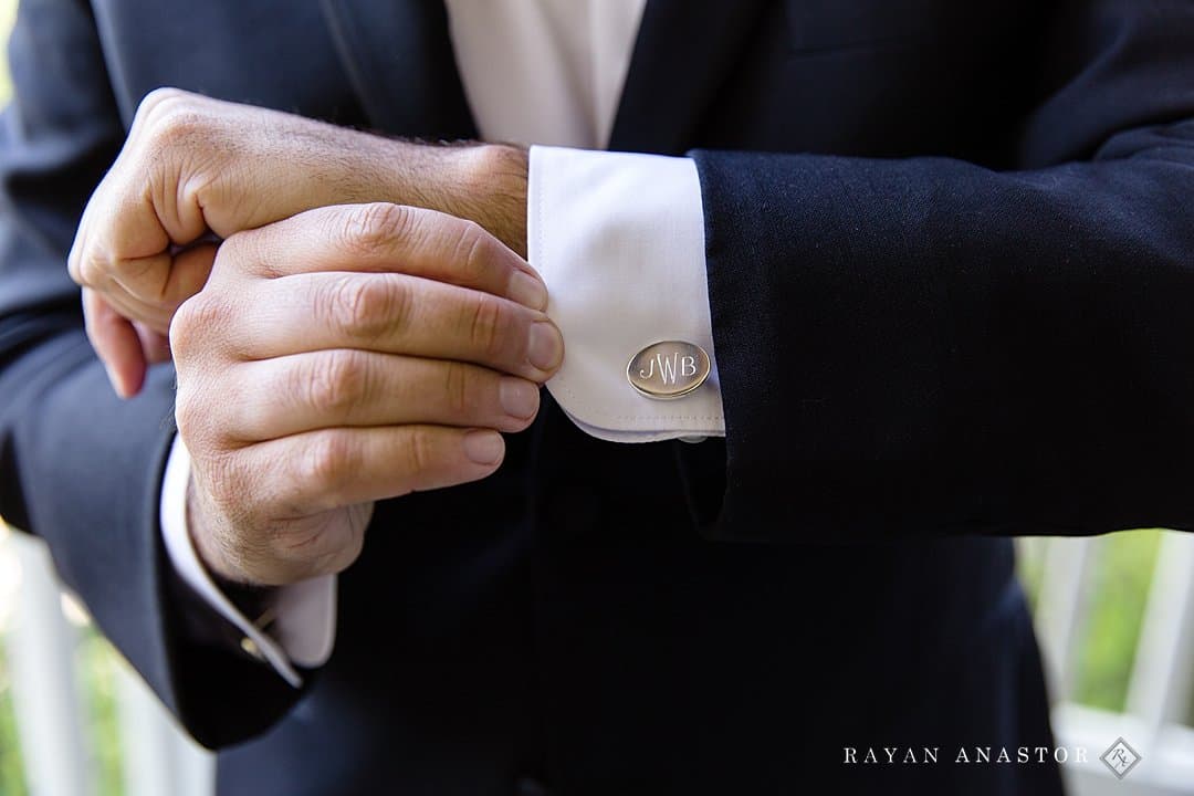 Grooms Tiffany Cuff Links