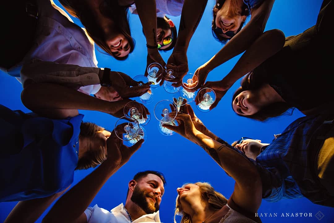 Lake Michigan Beach Wedding Reception