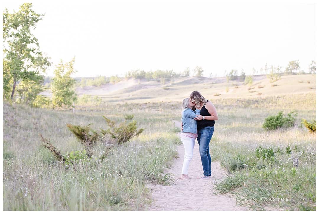 Sleeping Bear Dunes Summer Engagement