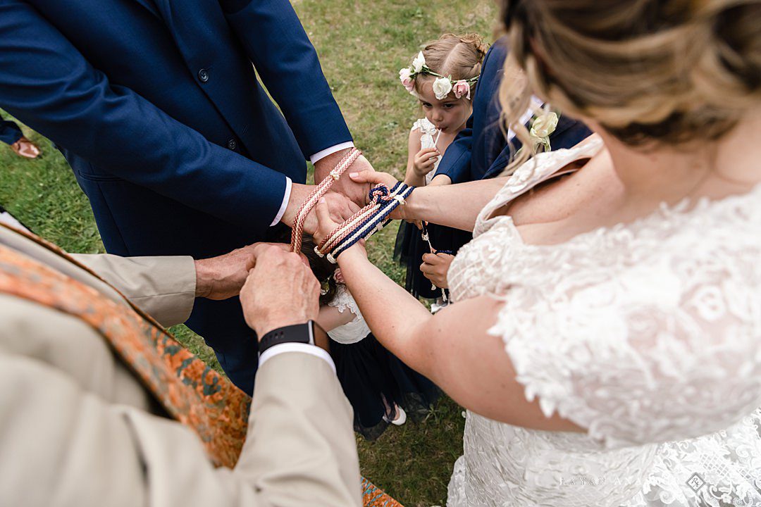 wedding tying of the knot