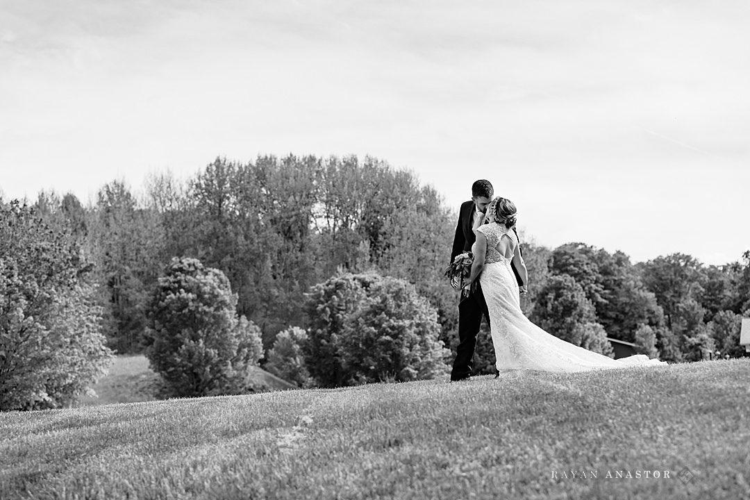 Bride and Groom at Black Star Farms