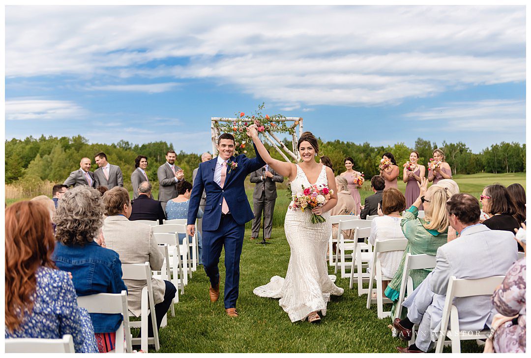 wedding in charlevoix at Shanahan's barn