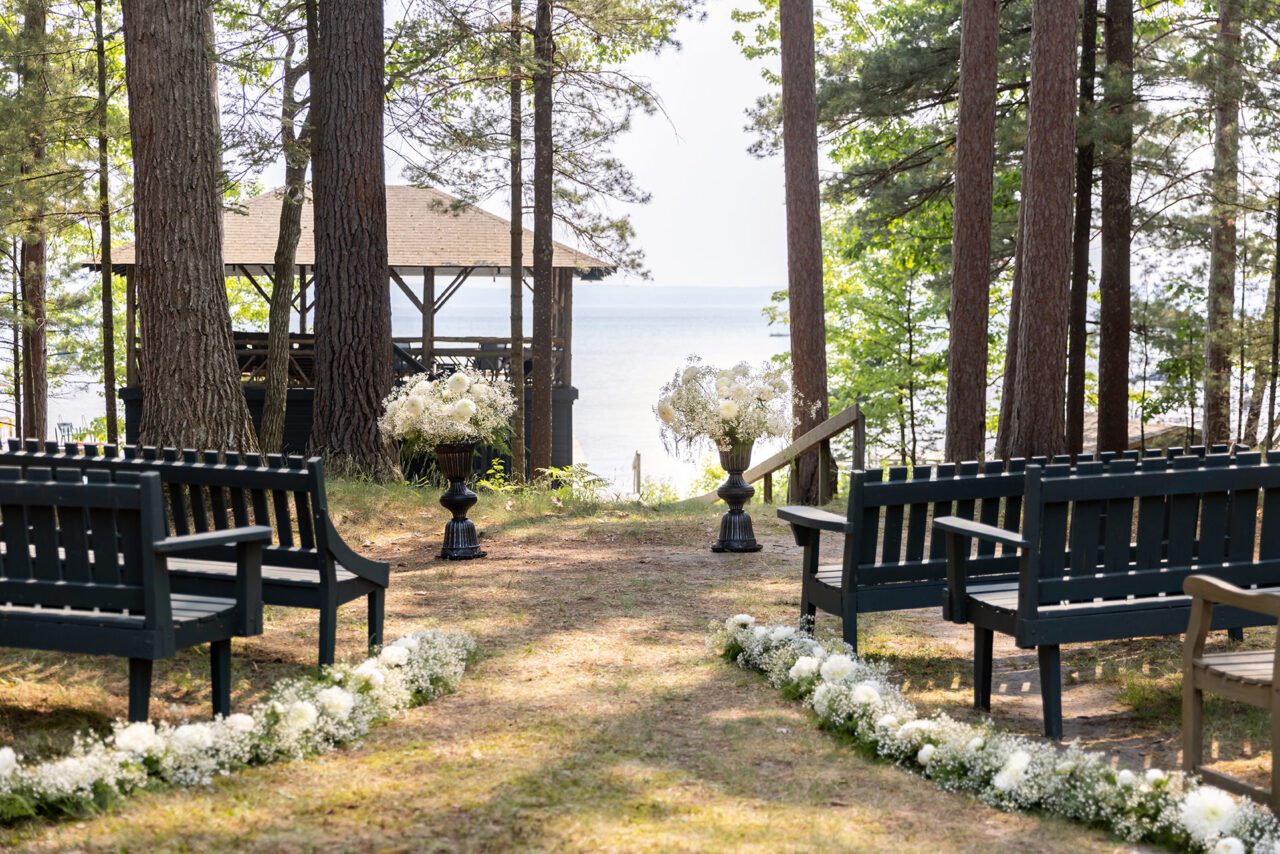 Ceremony Site Lakeside at Higgin's Lake in Gaylord, Michigan