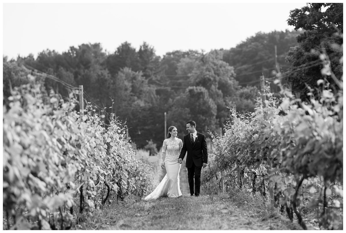 wedding portraits at Mari Vineyard on old mission peninsula