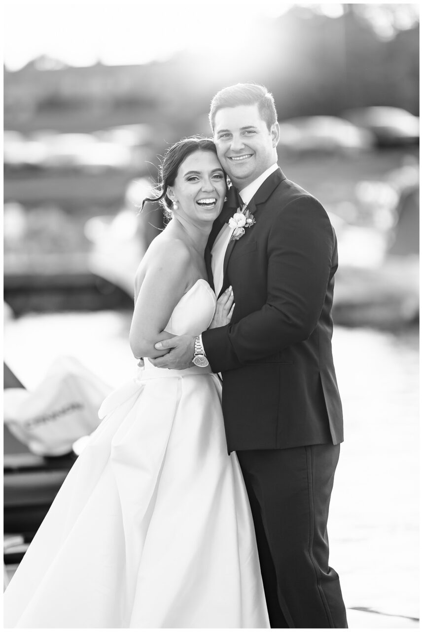 Wedding portraits at the Charlevoix Yacht Club