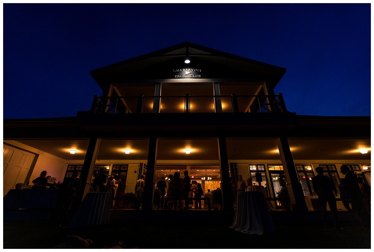 wedding reception at the Charlevoix Yacht Club