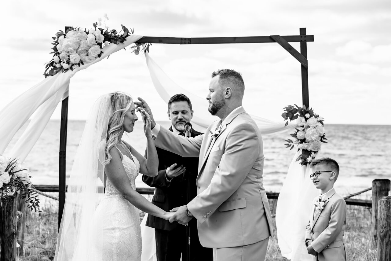 Lake Michigan wedding
