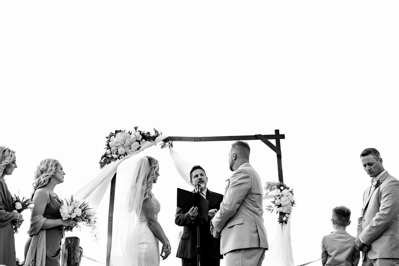 Lake Michigan wedding